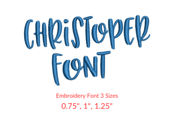 Christopher Font: A Versatile Embroidery Design