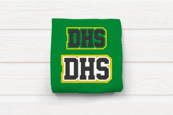DHS High School Initials Embroidery: A Premium Design Review