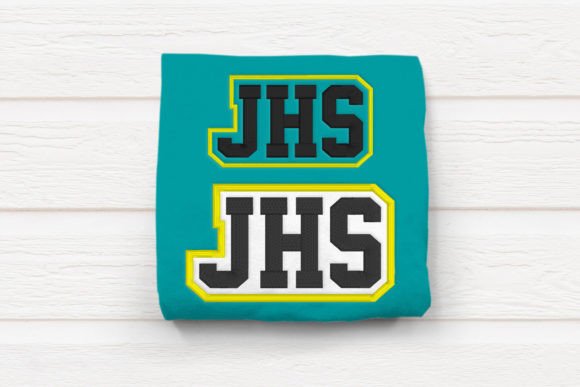 JHS High School Initials Embroidery: A Stylish Tribute