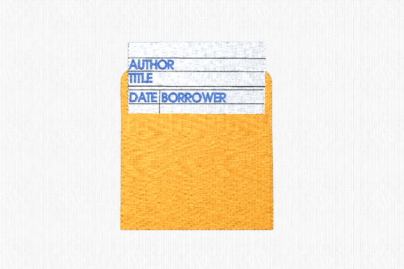 Library Checkout Pocket: A Charming Addition