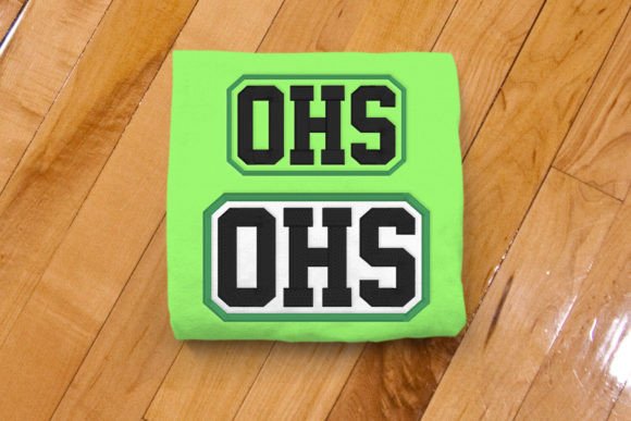 OHS High School Initials Embroidery: A Stylish Touch