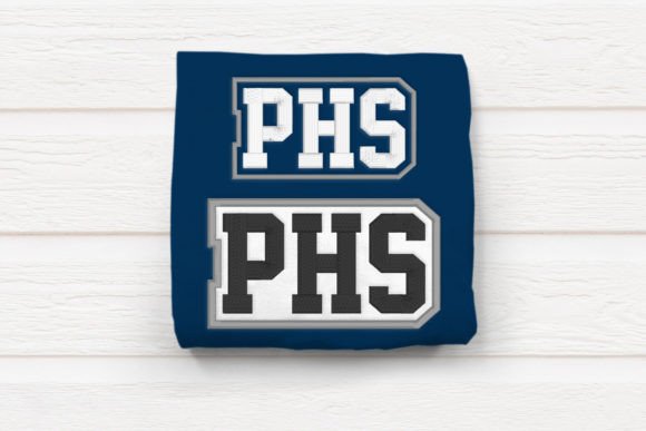 PHS High School Initials Embroidery Review