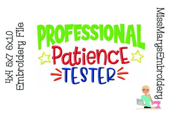 Professional Patience Tester Embroidery Review