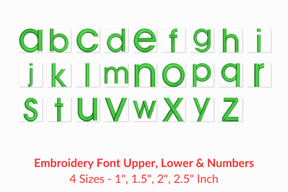 Review: Avant Garde Fonts Embroidery Design
