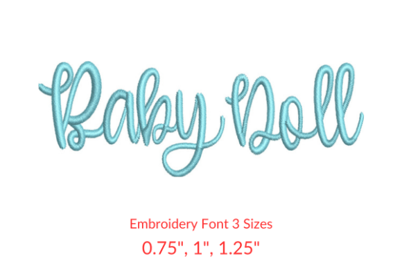 Review: Baby Doll Font Embroidery Designs