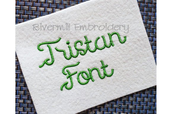 Reviewing 2 Tristan Embroidery Font for Etsy Sellers