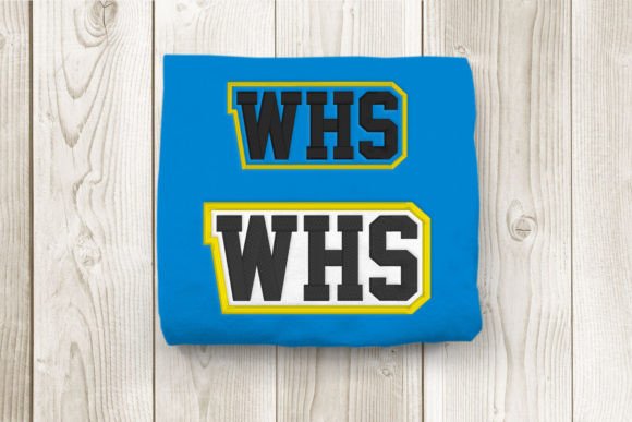 WHS High School Initials for Boutique Apparel