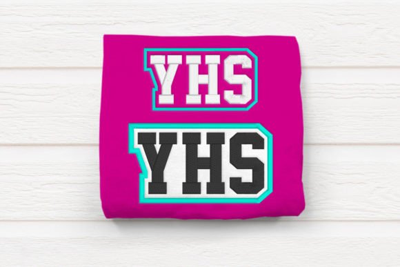 YHS High School Initials Embroidery: A Festive Touch